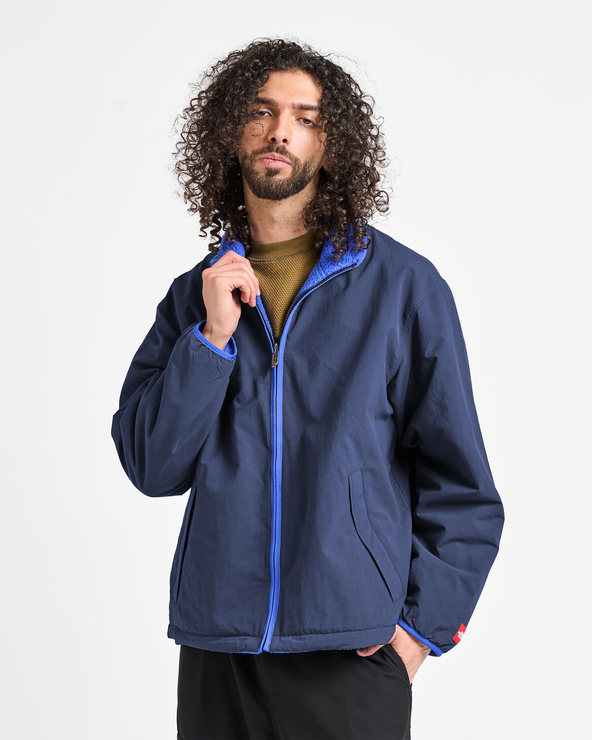 The North Face Red Box Revirsible Fleece Jacket | NF0A8FH8OBI1